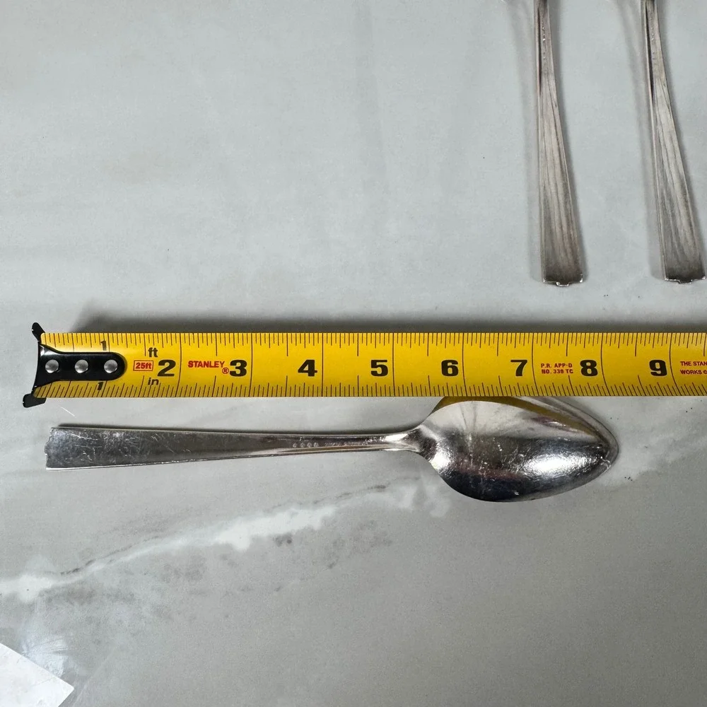 Set of 3 Oneida‎ Nobility Plate Silver Plated Tablespoons Caprice Floral